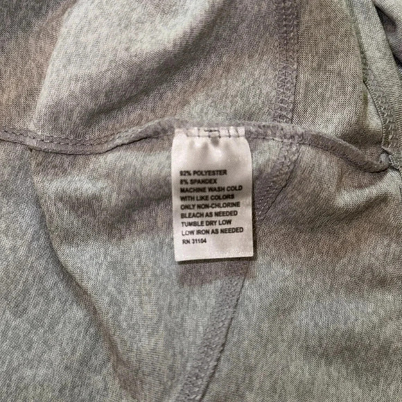 Zelos Long Sleeve Athletic 3/4 Zip Top - Picture 6 of 7